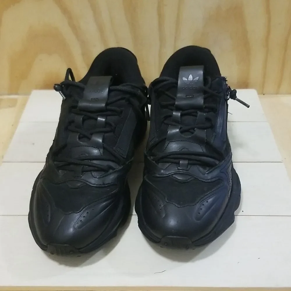 Adidas Originals Ozweego ZIP Triple Black Size 6 Men Shoes GZ2645 Yeezy boost